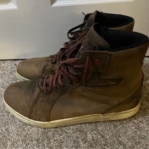 TCX Street Ace WP waterproof men’s 12.5 euro 47 brown leather motorcycle boots